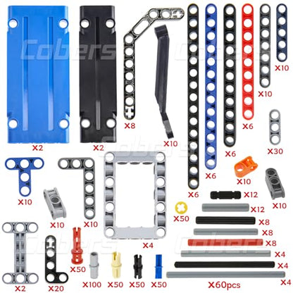 580 Pcs Technic-Parts-Pieces Compatible with Major Brand