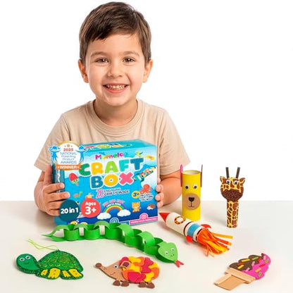 Mumaloo Kids Craft Kit – 20 No-Mess Art Projects Ages 4–8