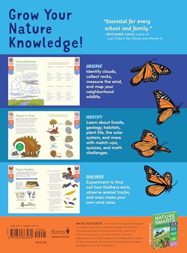 Nature Smarts Workbook, Ages 7–9: Learn about Wildlife, Geology, Earth Science, Habitats & More with Nature-Themed Puzzles, Games, Quizzes & Outdoor Science Experiments