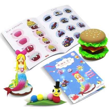 Air Dry Clay Kit for Kids – 64 Colors 15g Each, Non-Toxic Modeling Clay Set - color: 64 Colors