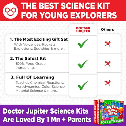 Doctor Jupiter My First Science Gift Set for Kids Ages 4+ - style: Amazing Science Gift Set: 4+