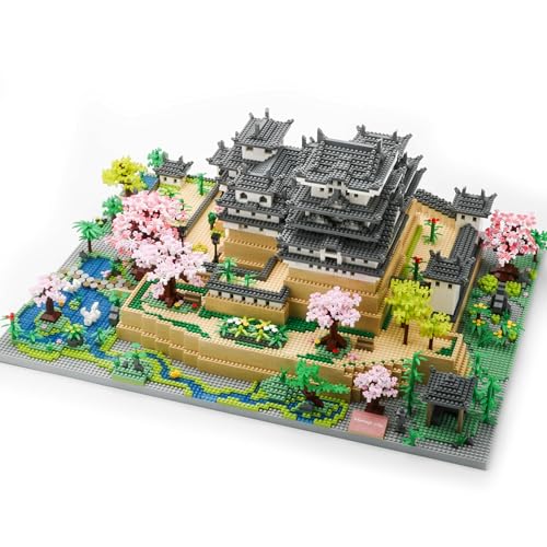 JXRLMB Big Micro Building Blocks Sets for Adults 10080 PCS Japan Himeji Castle Collectible Ornaments Model Kit for Teens Ages of 14+