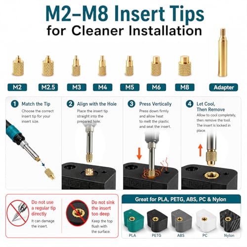 23-in-1 3D Printer Smoothing Tool Kit with Safer Digital Soldering Iron