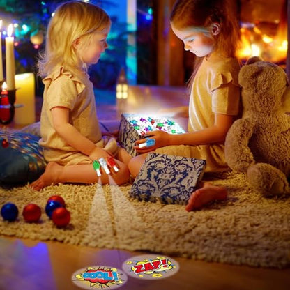 CHUNNIN 36 Pcs Hero LED Finger Lights Glow in Dark Super Party Favors - style: Hero