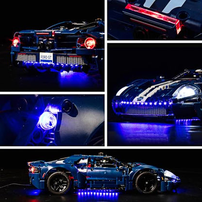 LED Lighting Compatible with Lego 42154 2022 Ford GT Car, Light Kit Compatible with Lego 42154, Giving Light to Model, NOT Included The Model Set(RC Model)