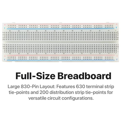 LONELY BINARY Electronics Starter Kit 400+ Pieces for Arduino