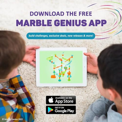 Marble Genius Marble Run Booster Set, 20 Pieces - STEM