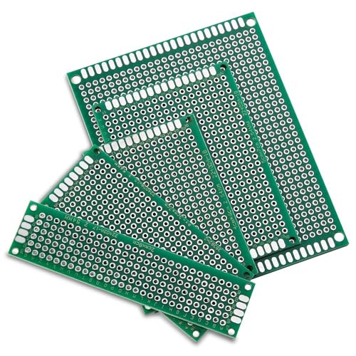 ELEGOO 32Pcs Double Sided PCB Board Prototype Kit for DIY Soldering