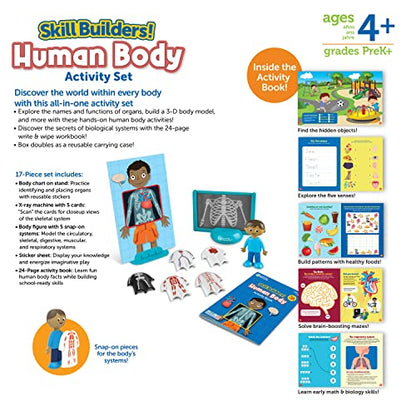 Learning Resources Skill Builders Human Body Activity Set - style: Human Body