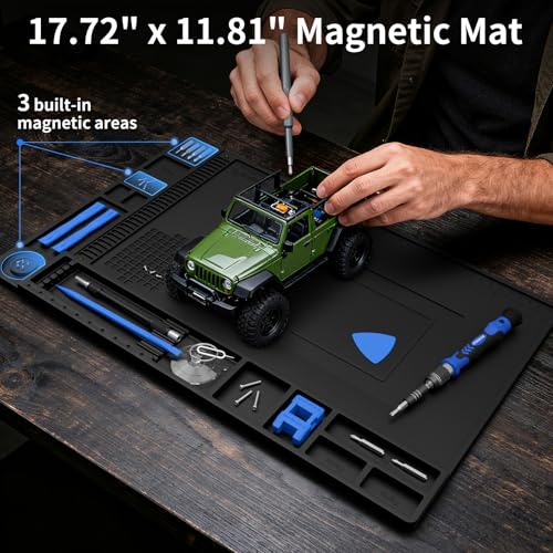 STREBITO Soldering Mat Electronics Mat Silicone Repair Mat 17.7''x11.8''