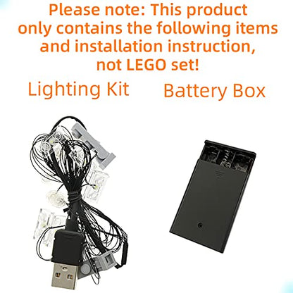GEAMENT Upgraded Version Light Kit for New York City - Compatible with LEGO Architecture 21028 Building Blocks Model (Model Set Not Included) - style: For 21028