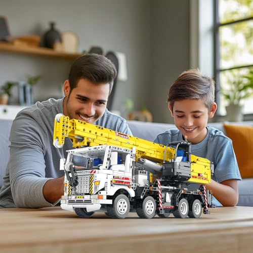 Reobrix Crane Building Block Set 22007 Remote Control Crane Model