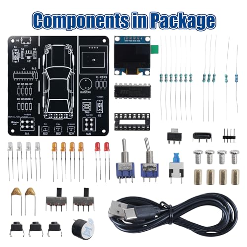 MIOYOOW Car Driving Simulation Soldering Practice Kit for School Learning