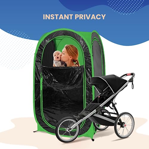 WeatherPod® MyPod™ 1-Person Tinted Window Pop-Up Sports Shelter - style: Lime Green