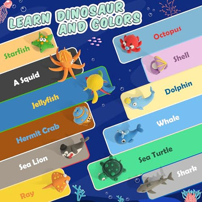 Aestd-ST Air Dry Clay Kit - Ocean Theme, Modeling Clay for Kids - color: Marine World