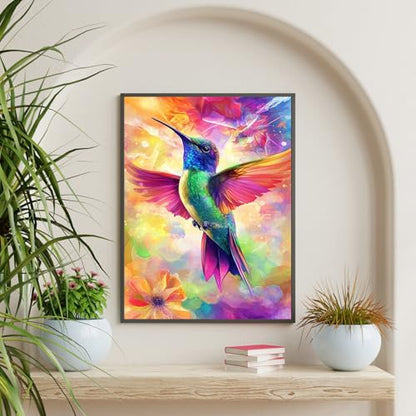 Diamond Art Kits for Adults & Beginners, Hummingbird Diamond Painting Kit - color: HMDPUS-26101