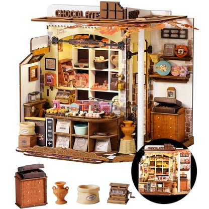 Rolife DIY Miniature House Shop Series - Henry's Chocolate Shop - color: Henry's Chocolate Shop