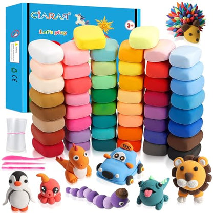 Air Dry Clay Kit for Kids – 50 Colors 15g Each, Non-Toxic Modeling Clay Set - color: 50 Colors