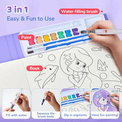 JoyCat Paint with Water Coloring Books for Toddlers (Underwater World) - style: Underwater World