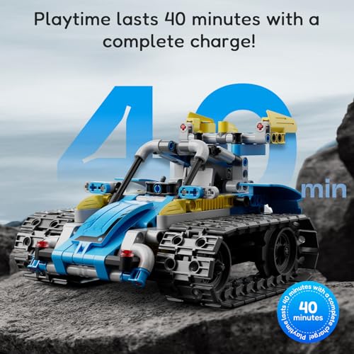 Mibido Robot Building Kit with Remote Control STEM Gifts for Boys Ages 8-13 - color: Blue