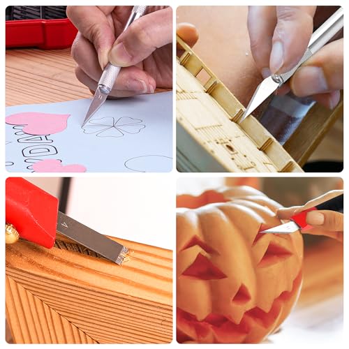 FASTPRO 40-Piece Exacto Knife, Precision Hobby Knife Kit for Art Crafts