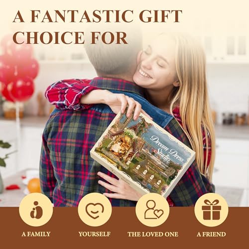 Romantic Miniature Dream Dress Studio Book Nook - color: Dream Dress Studio