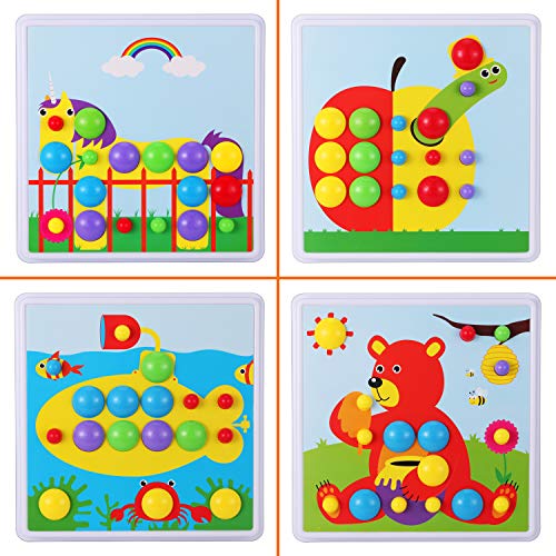 Montessori STEM Building Toys 223PCS Drill & Tool Kit 2D 3D Blocks for Kids