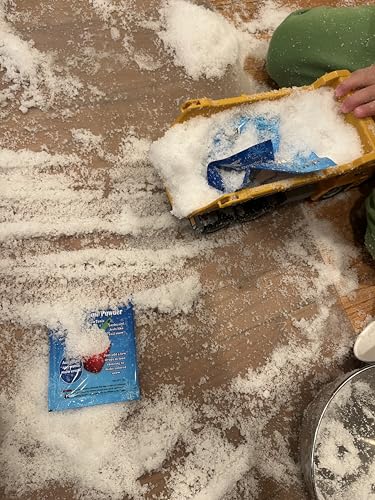 Instant Snow Powder – Magical Snow for Holiday Fun & Learning! (Pack of 20 (10g Individual Packs)) - size: Pack of 20 (10g Individual Packs)