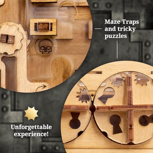 iDventure aMAZEing Safe, Money Puzzle Box for Adults, Box for Cash Gift - color: A-maze-ing Safe