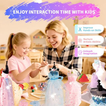 MPQMPQ 1000+ PCS Fashion Designer Kits for Girls Age 6 7 8 9 10 11 12+
