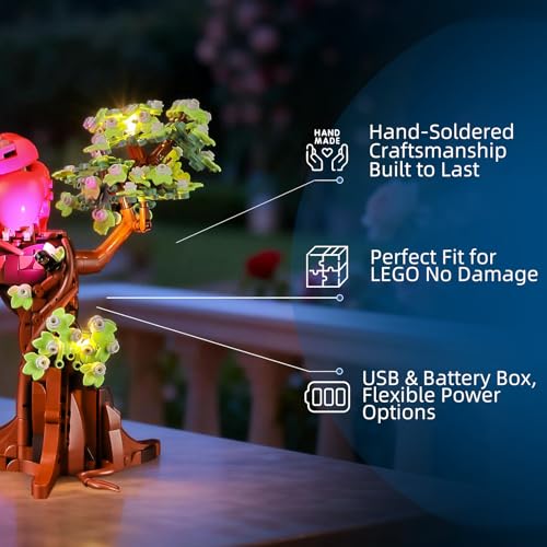 YEABRICKS LED Light for Lego-21365 LEGO Ideas Love Birds Building Blocks Model (Building Set NOT Included) - style: Only Light LEGO 21365 Love Birds