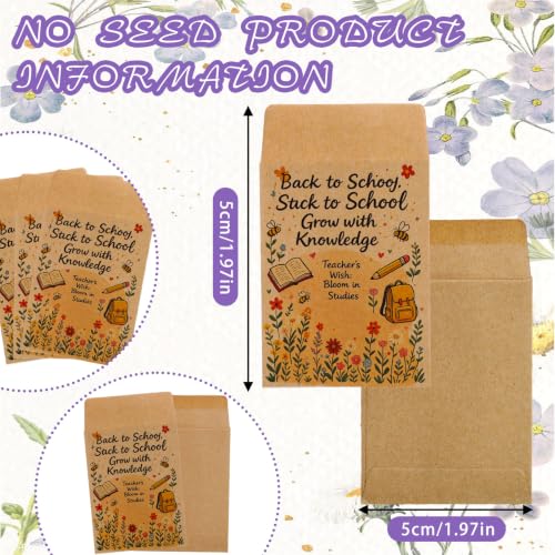 Back to School Mini Flower Pots Kit Plant Garden Pot with Thank You Cards