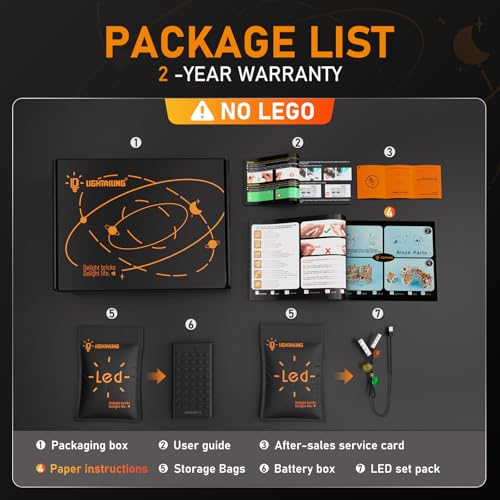 LIGHTAILING Led Light for Lego-21376 Ideas Orange Cat - Easy Install, Hidden Wiring, Home Decor & Gift-Ready (Model Not Included) - style: (Only Light) 21376 Orange Cat