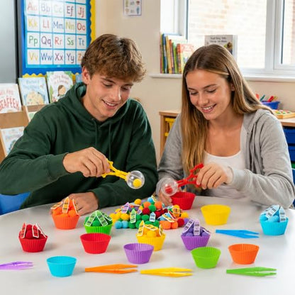 EZdhuawuse Crayon Sensory Bin Fillers, 321Pcs Back to School Fine Motor Set