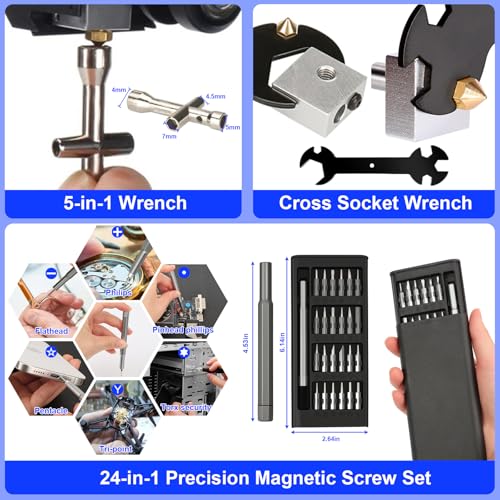112 Pcs 3D Printer Tools Kit, 3D Printer Accessories for Cleaning,Finishing - color: 112PCS