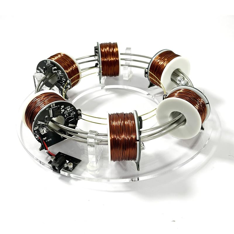 NikolaToy High tech electromagnetic Coil Accelerator - Multifunctional STEM Toy for Science Education and Creative Learning Hands-On Physics Experiment Kit for Adults (electromagnetic Coil) - color: Electromagnetic Coil
