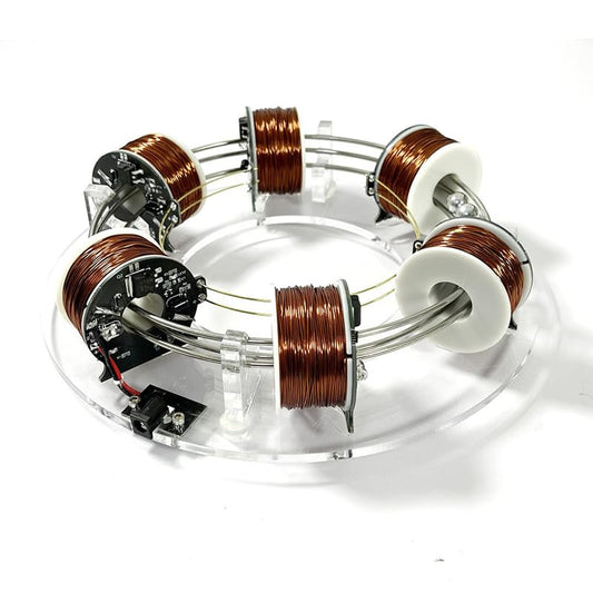 NikolaToy High tech electromagnetic Coil Accelerator - Multifunctional STEM Toy for Science Education and Creative Learning Hands-On Physics Experiment Kit for Adults (electromagnetic Coil) - color: Electromagnetic Coil