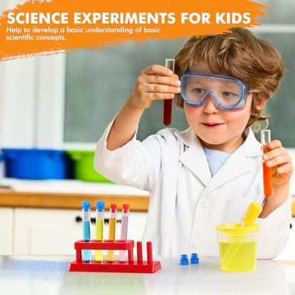 Color Science Test Tubes Droppers for Kids Liquids Pipettes Dropper - style: Beginner science kit