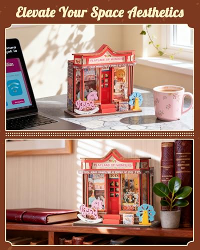 Rolife Toy Shop DIY Miniature House Kit - color: Whimsy Toy Shop