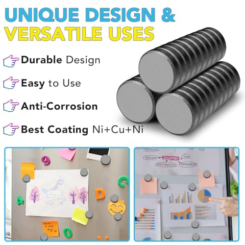 TRYMAG Magnets for Crafts 20pcs Science Education Magnets Magnetism Kits - size: 18x3mm-20Pcs