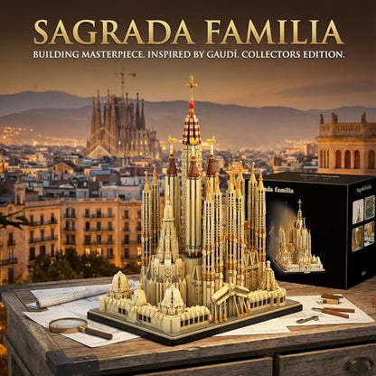 Sagrada Família - Spain Church Building Sets,10328 PCS Cathedral for Adults - color: Sagrada Família