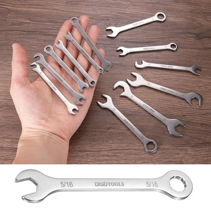 HARFINGTON 5/16" Thin Combination Wrench Stainless Steel Spanner - size: 5/16"