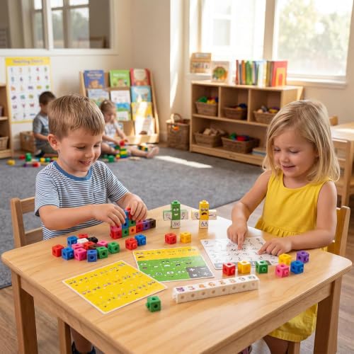 100 Pcs Math Linking Cubes - color: Linking Cubes