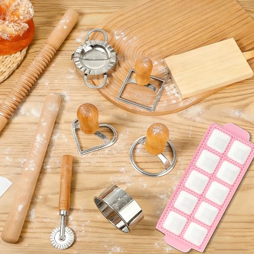 TREWAVE 15 Pcs Pasta Making Tools Set, Homemade Pasta Making Kit