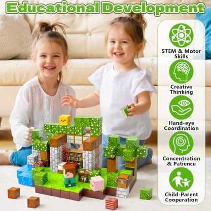 150PCS Magnetic Blocks - 0.8" Magnetic Building Blocks for Kids - style: 150Pcs