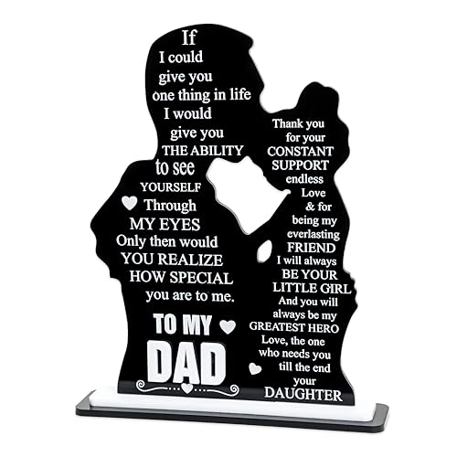 Fathers Day To My Dad Gifts – Best Dad Ever Gifts, Birthday Valentines from Daughter Son Kids, Golf Dog Bonus Father in Law Gift - color: ToMyDad02