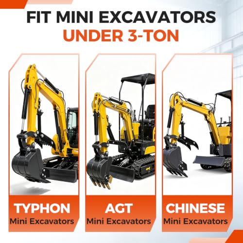 Mini Excavator Hydraulic Thumb Kit for Excavator Up to 3 Tons