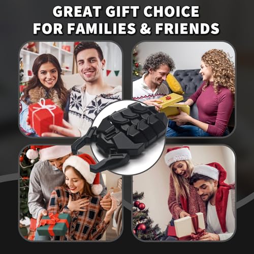 Beetle Fidget Toys Adults, Metal Fidget Toys Fidget Clicker, Creative Beer Bottle Opener, Office Executive Desk Toy for Stress Relief, Anxiety & ADHD, Focus Tool for Men & Women (Black) - color: Black