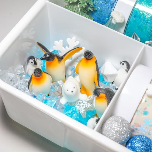 Winter Playdough Kit - Arctic Animals & Snowflakes - style: Winter Playdough Kit