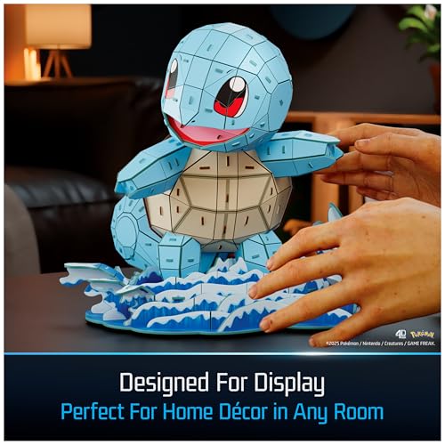 4D Build Pokémon Squirtle 3D Puzzle Model Kit, Desk Décor, Shelf Display - style: Squirtle 180 pcs